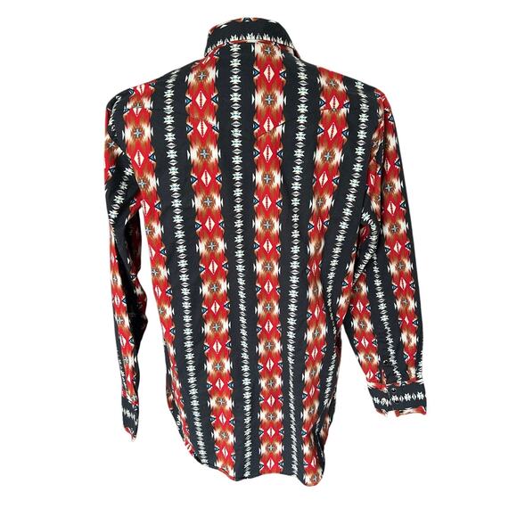 Vintage Panhandle Slim Men's Western Shirt Size L Button Down Pearl Snaps Texas - Picture 2 of 9